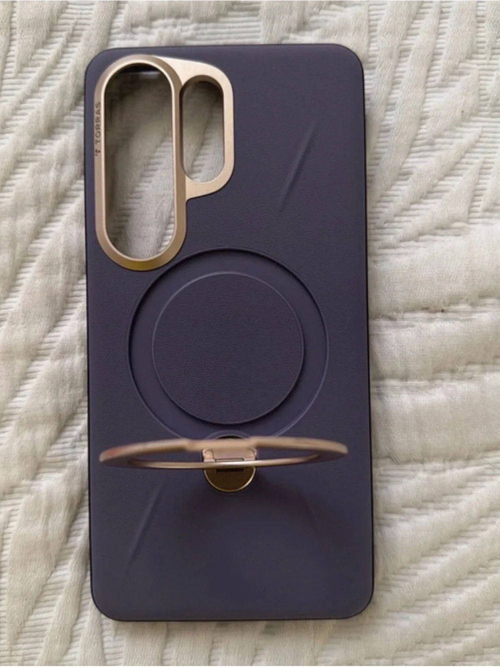 Samsung S26 Torras Phone Case with Gold Ring Stand